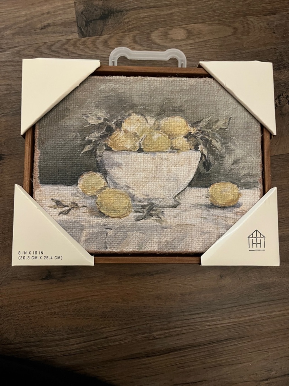 Hearth & Hand Bowl of Lemons Wall Art - Yellow, White, Gray